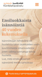 Mobile Screenshot of isannointijyvaskyla.fi
