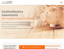 Tablet Screenshot of isannointijyvaskyla.fi